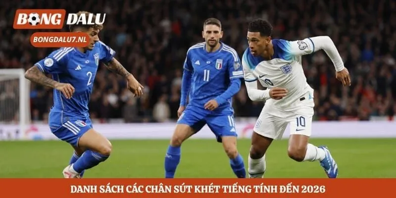 Danh sách các chân sút khét tiếng tính đến 2026