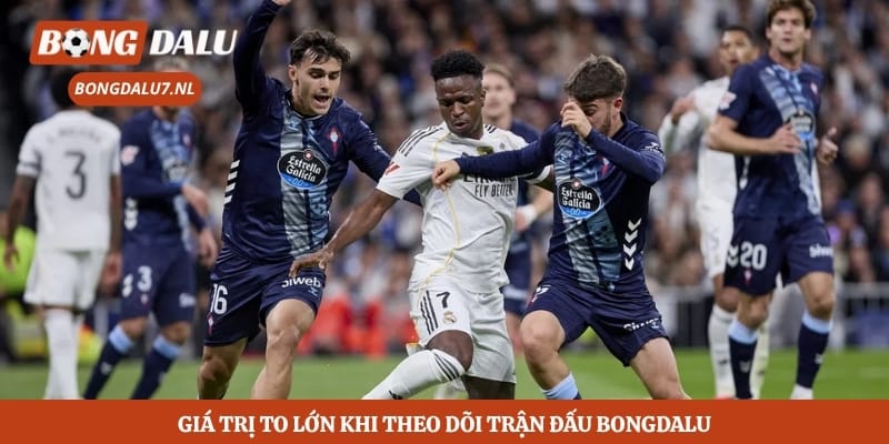 Giá trị to lớn khi theo dõi trận đấu bongdalu