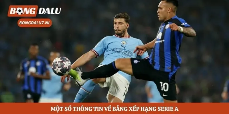 Một số thông tin về bảng xếp hạng Serie A
