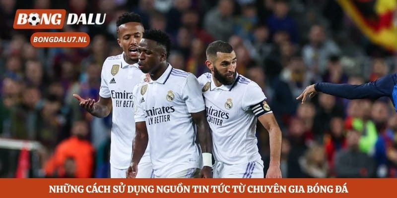Những cách sử dụng nguồn tin tức từ chuyên gia bóng đá