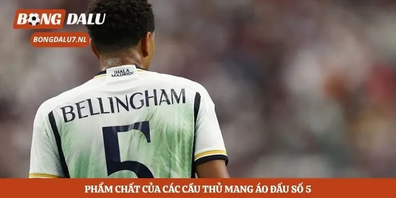 Phẩm chất của các cầu thủ mang áo đấu số 5