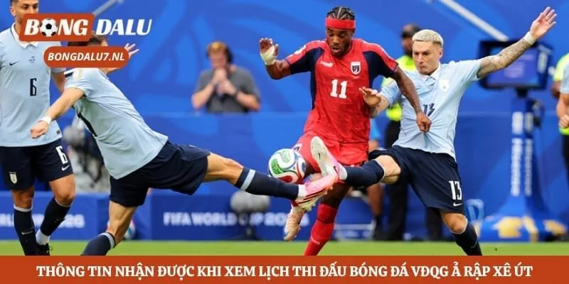 Thông tin nhận được khi xem lịch thi đấu bóng đá VĐQG Ả Rập Xê Út