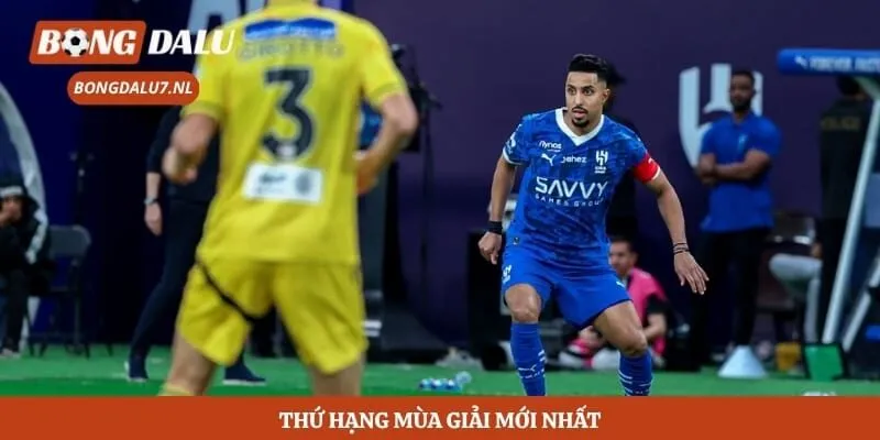 Thứ hạng mùa giải mới nhất 